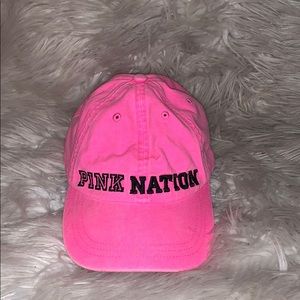 Pink nation baseball cap / hat
